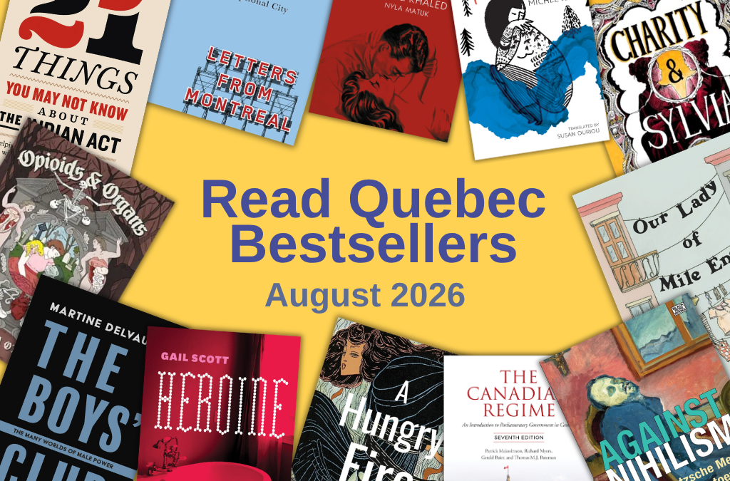August 2026 Read Quebec Bestseller Lists