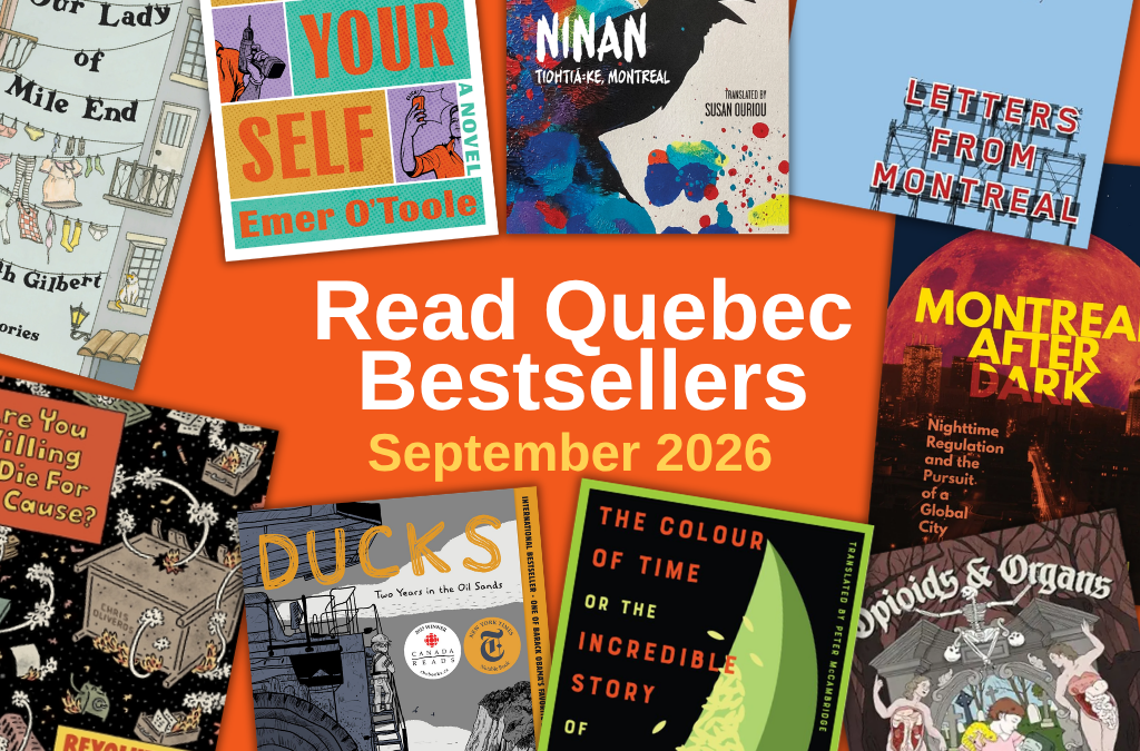 September 2026 Read Quebec Bestseller Lists
